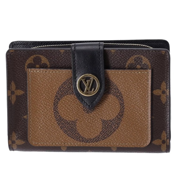 Louis Vuitton Juliette Compact Bifold Wallet Giant Reverse Monogram Brown M69432 - Picture 2 of 6